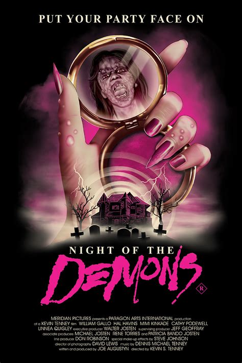 Night Of The Demons Creepy Carves Design Posterspy