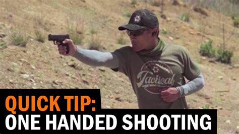 One Handed Shooting Quick Tip With Tactical Hyve Youtube
