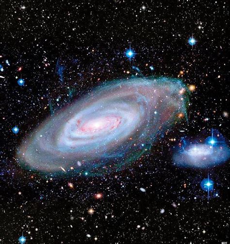 Spiral Galaxy M90 As Seen By The Cfht Messier 90 Also Known As