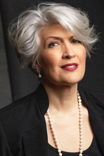 Perfect Short Haircuts For Older Women Shortgreyhair Punk Hair