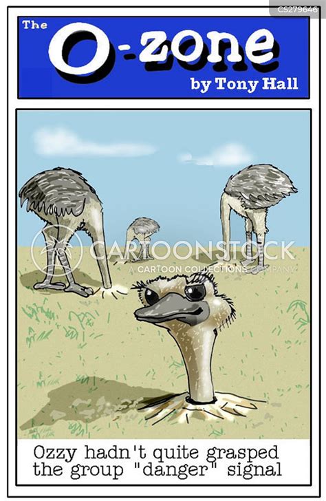 Bury Your Head In The Sand Cartoons And Comics Funny