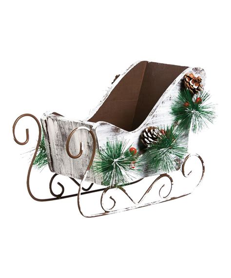 Look At This Zulilyfind Wooden Berry Sleigh Tabletop Décor By
