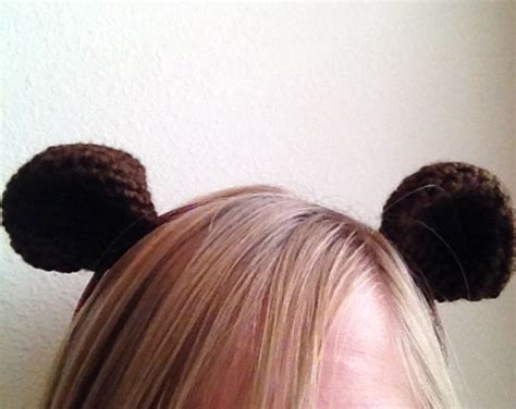 Brown Bear Ears Costume Animal Headband Etsy
