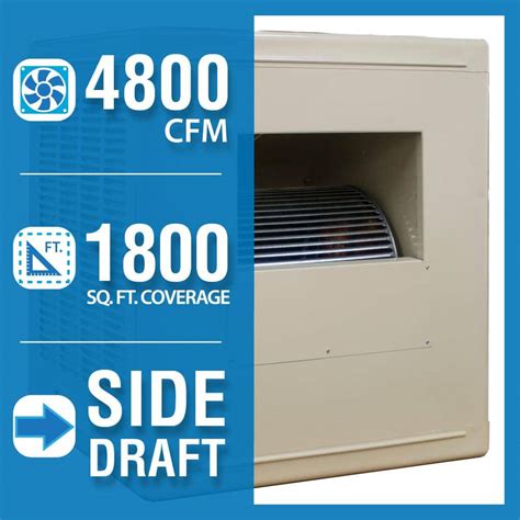 4800 Cfm Side Draft Aspen Evaporative Cooler 1800 Ubuy Botswana