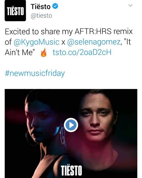 Excited To Share My Aftrhrs Remix Of Kygomusic X Selenagomez It Aint Me