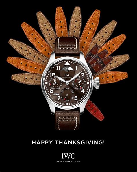iwc watches‏ while cooking the turkey don t forget that the most accurate timer is on your