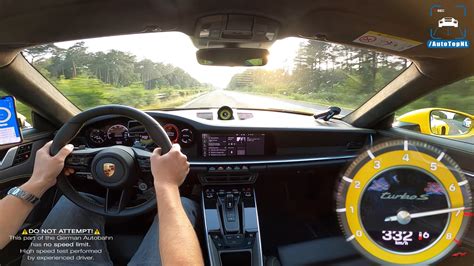 Watch This 992 Porsche 911 Turbo S Hit 332 Kph Like Its Nothing