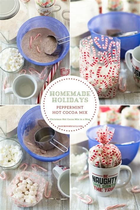 Homemade Christmas Peppermint Hot Cocoa Mix