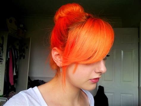 Orange Hair Edgy Hair Hair Affair Dip Dye Hair