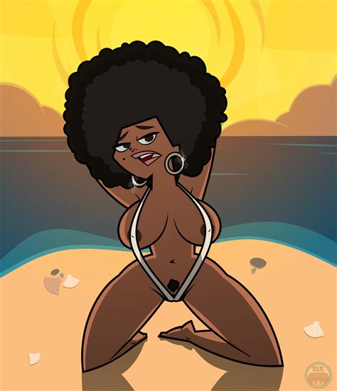 Rule 34 Beach Black Hair Busty Dark Skinned Female Dark Skin Ellissummer Hornyhobbit Leshawna