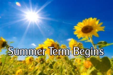Summer Term Begins — Redhill School