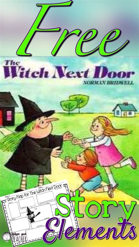Story Map Freebie For The Witch Next Door Elementary School Books