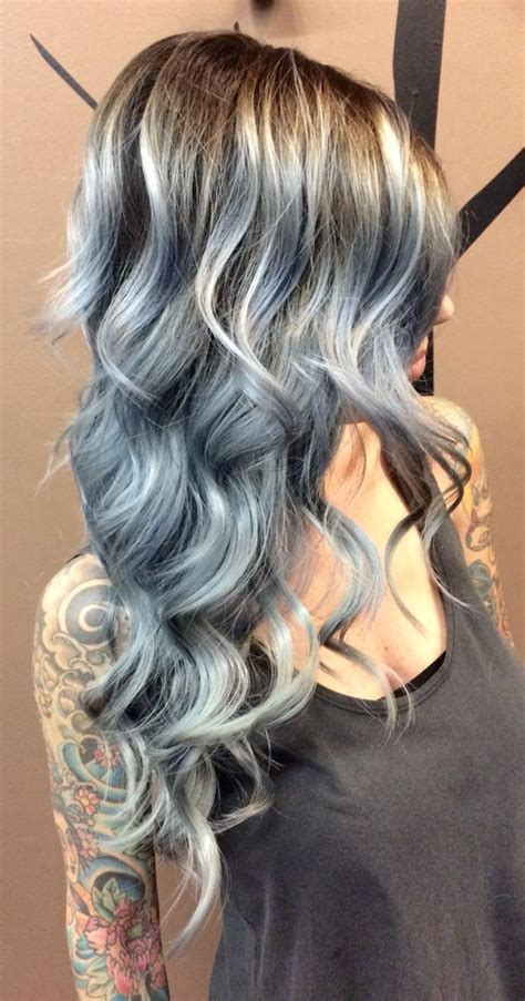 Silver Grey Blue Hair It Can Be Whatever U Want Good Hair Day