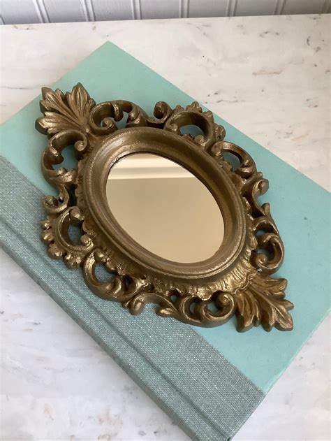 Vintage 7.5 Inch Gold Mirror Burwood Small Mirror Ornate | Etsy | Gold mirror, Mirror, Ornate mirror