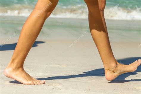 Women Beach Walk Stock Photo By Bennymarty