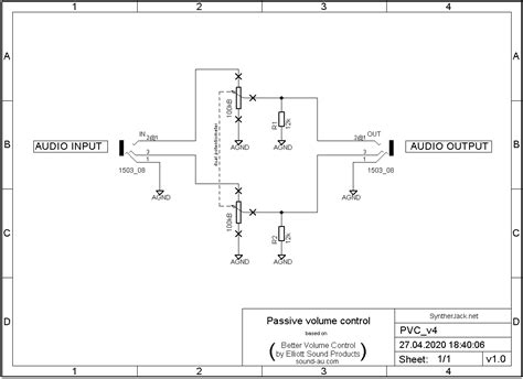 Headphone Volume Control Wiring Diagram Headphone Volume Control