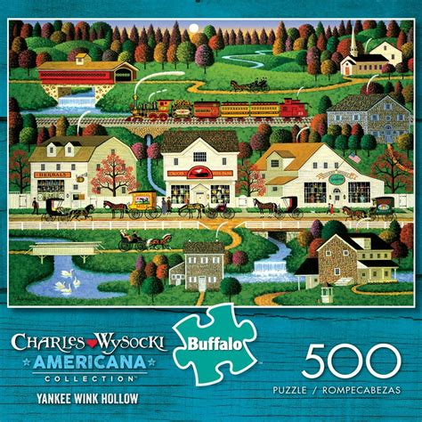 Buffalo Americana Yankee Wink Hollow 500 Piece Jigsaw Puzzle