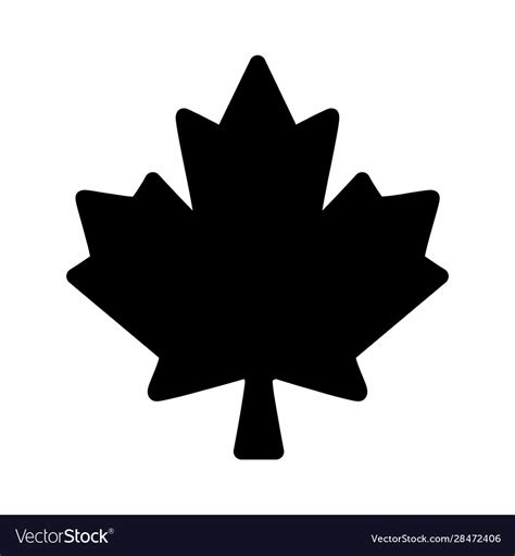 Maple Leaf Icon Royalty Free Vector Image Vectorstock