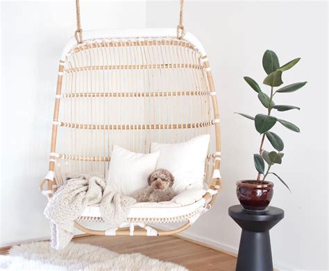 Ensure you invest in high quality and practical hanging chairs. Double Hanging Rattan Chair - Chairs | Serena and Lily in ...