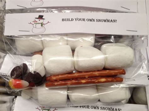 Build Your Own Snowman Kit All You Need 3 Large Marshmallows Body