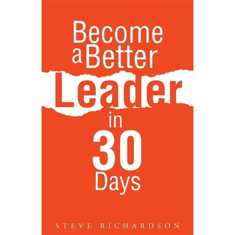 Become A Better Leader In 30 Days
