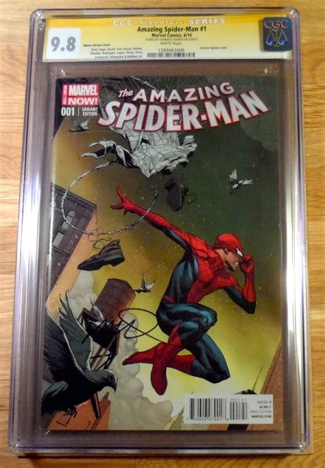 Amazing Spider Man 1 175 Opena Variant Cgc 98 Ss Signed By
