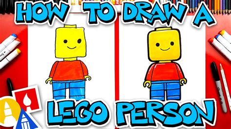How To Draw A Lego Minifigure Step By Step Best Games Walkthrough