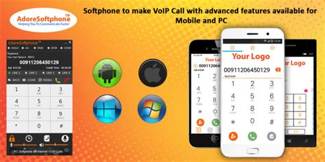 Softphone To Make Voip Call With Advanced Features Available For Mobile
