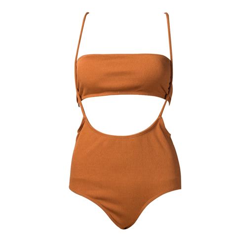 bikini 2018 sex appeal condole takes pure color tall waist to connect a woman bikini beach one