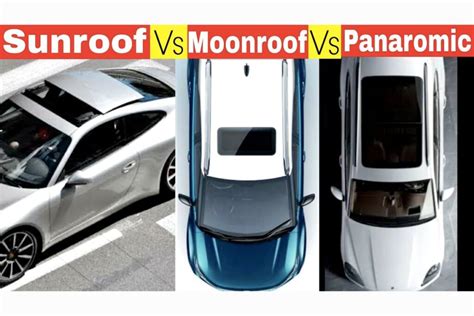 Moonroof Vs Sunroof Vs Panoramic Sunroof Discover The Key Differences