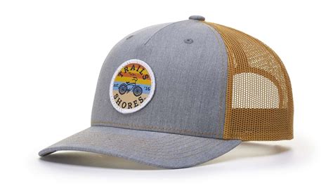 Richardson 112fp Five Panel Trucker Hat With Front Panel Embroidery