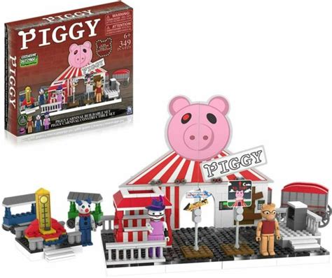 Official Piggy Roblox Deluxe Carnival Buildable Construction Set Brand