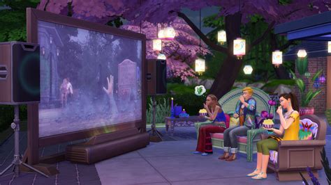 The Sims 4 Movie Hangout Stuff New Render Simsvip Vrogue