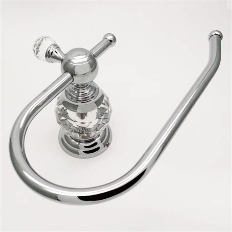 Industrial shelf pipe toilet paper holder. Kabter Unique Crystal Toilet Paper Holder Wall Mounted ...
