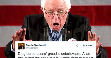 Bernie Sanders Tweet Cost Drug Company Millions Attn