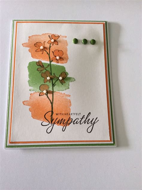 Stampin' up is offering free shipping on all product orders of $50 or more. Stampin up sympathy card | Greeting Cards - Sympathy ...