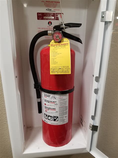 The monitoring and maintenance of fire extinguishers are done through inspection processes that are performed by an external team. Student discussions of "How to Inspect Fireplaces, Stoves ...