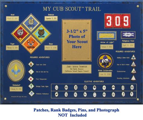 Cub Scout Trail Plaque Overstock Sale Low Price Scout Etsy