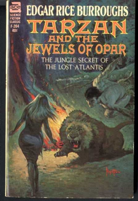 F 204 Edgar Rice Burroughs Tarzan And The Jewels Of Opar Cover By