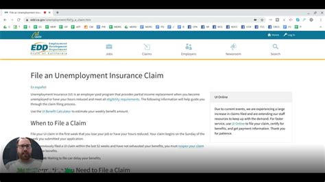 How To Reopen Pandemic Unemployment Claim California - NEMPLOY