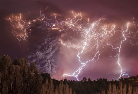Nature Storm Lightning Photography Forest Wallpapers Hd Desktop