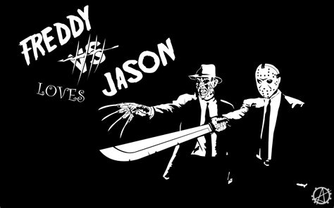 Dark Freddy Vs Jason Freddy Krueger Jason Voorhees 1680×1050 Wallpaper