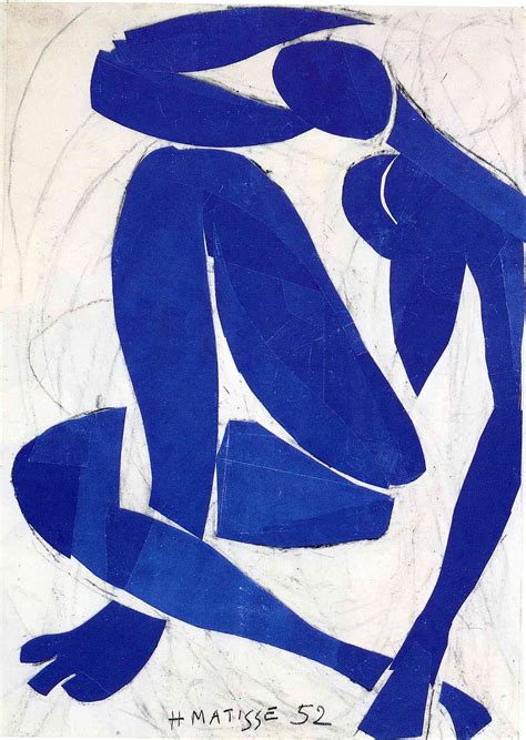 Henri Matisse Nu Bleu Ii Blue Nude The Cut Outs Framed Art My XXX Hot