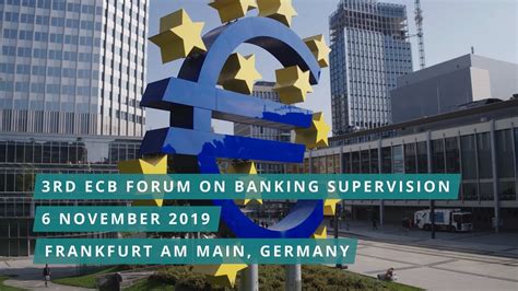 3rd Ecb Forum On Banking Supervision Youtube