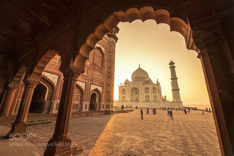 Photograph Sunset Taj Mahal By Yaman Ibrahim On 500px