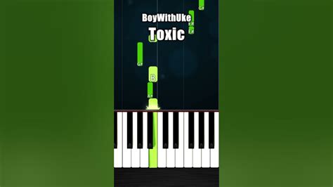 Boywithuke Toxic Beginner Piano Tutorial Youtube