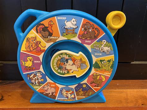 Mattel See and Say 1989 Vintage Find and Seek Spin the Wheel | Etsy