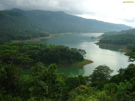 Tapety Zdjęcia Jezioro Sri Lanka Drzewa Góry