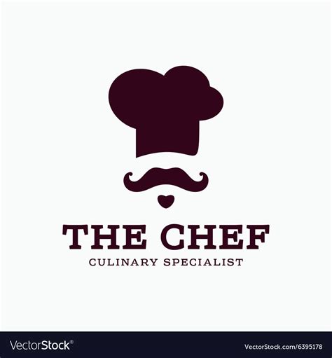 Chef Cook Logo Icon Toque Chefs Hat Trend Vector Image