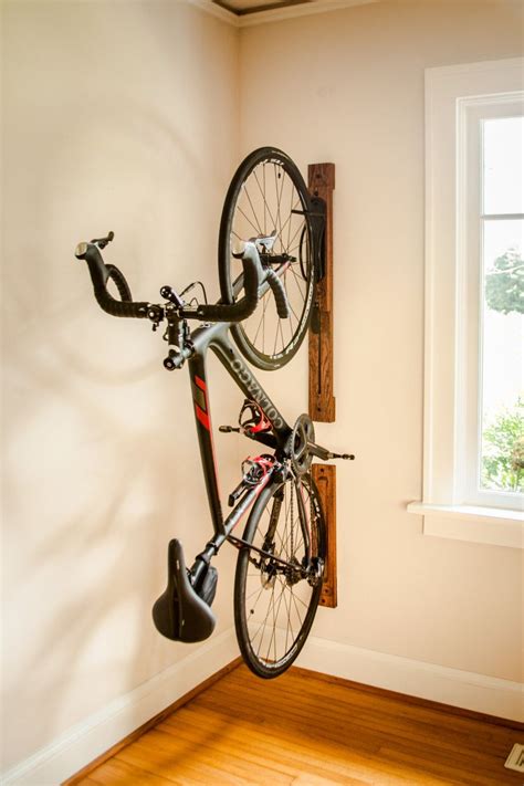 Wall mounted durable bike rack storage hanger hook hanging stand bicycle holder. Bike Rack 3' Vertical Wall Mount Adjustable with Wall by ...